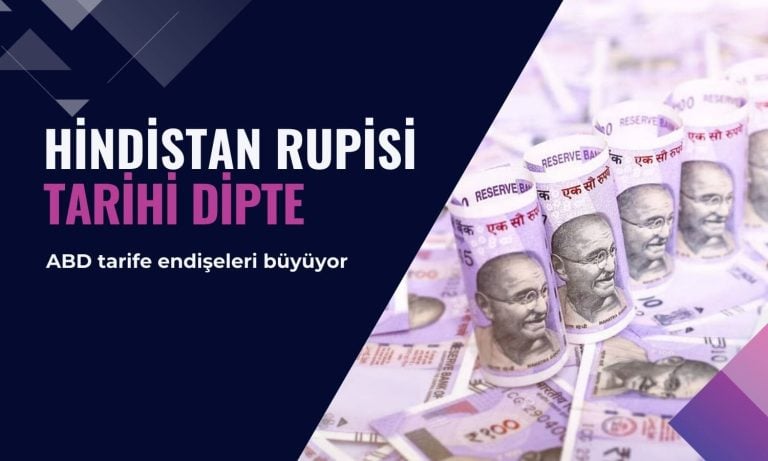 Hindistan rupisi tarihi dipte: ABD tarife endişeleri sürüyor