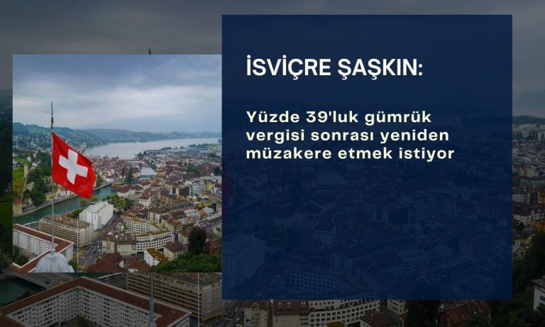 İsviçre şaşkın: ABD ile müzakere masasına dönmek istiyor