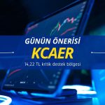KCAER teknik değerlendirme: 14,22 TL kritik destek