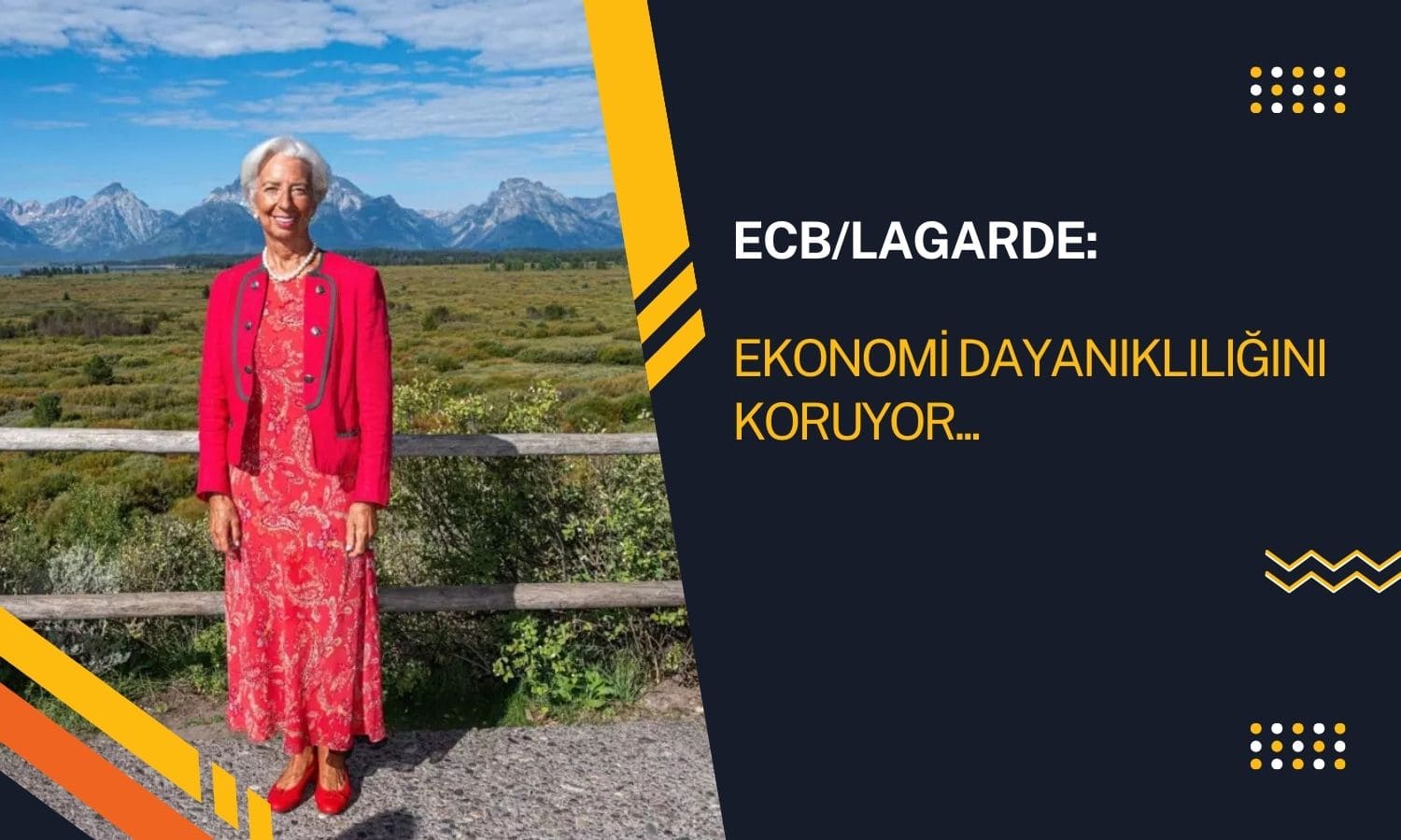 Lagarde: Euro bölgesi ekonomisi dayanıklılığını koruyor
