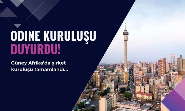 ODINE, Güney Afrika’daki yeni şirketin kuruluşunu tamamladı