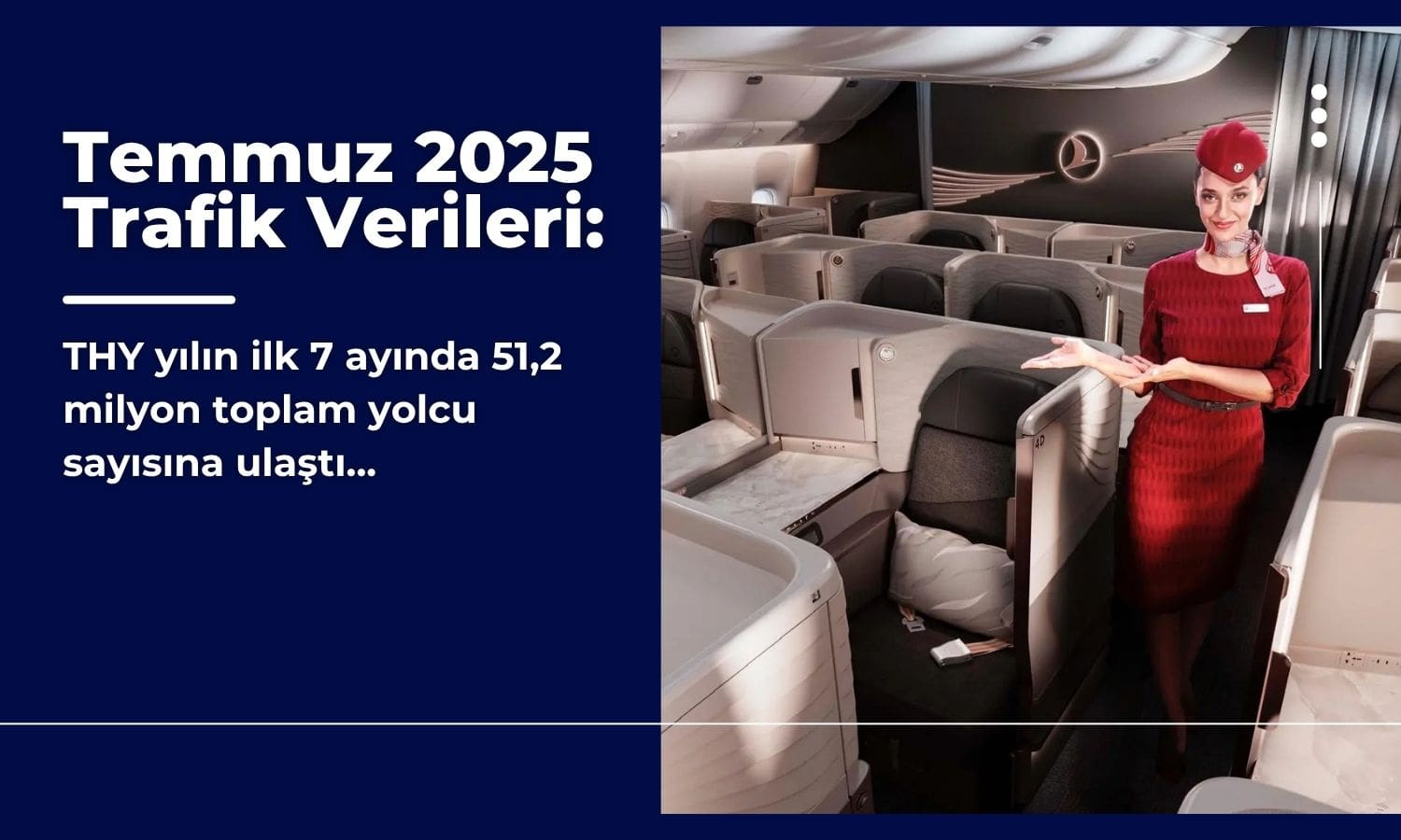 Temmuz’da Türk Hava Yolları’ndan (THYAO) güçlü trafik sonuçları