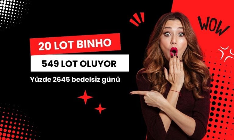 20 lot BINHO 549 lota yükseliyor: Yeni fiyat açıklandı