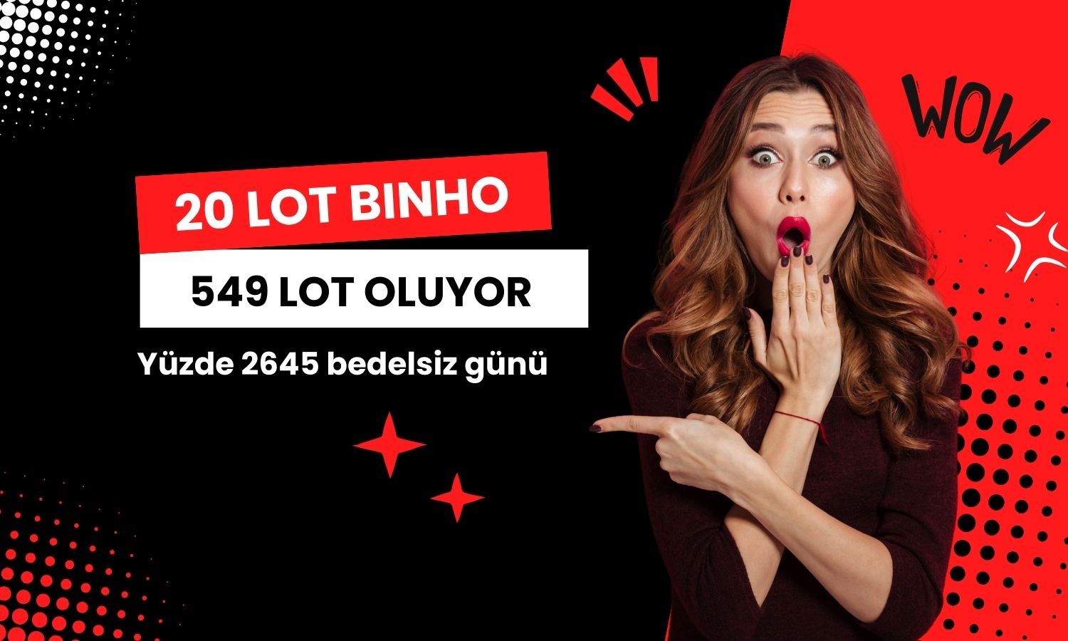 20 lot BINHO 549 lota yükseliyor: Yeni fiyat açıklandı