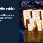 ABD’ye İsviçre altın ihracatı Ağustos’ta çöktü