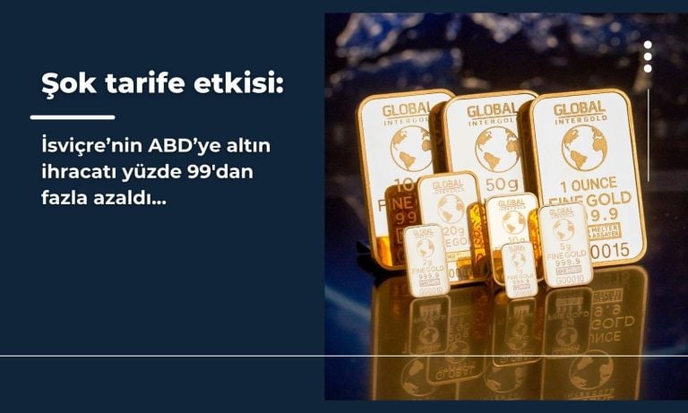 ABD’ye İsviçre altın ihracatı Ağustos’ta çöktü