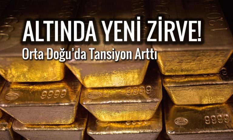 Altın jeopolitik gerilimle rekor tazeledi: FED bekleniyor