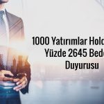 BINHO yüzde 2645 bedelsiz için beklenen tarihi paylaştı