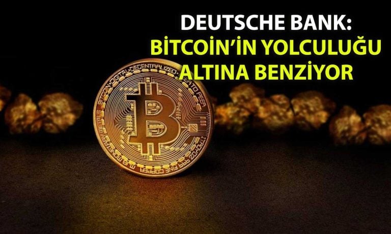 Deutsche Bank: Bitcoin’in oynaklığı altın gibi azalacak