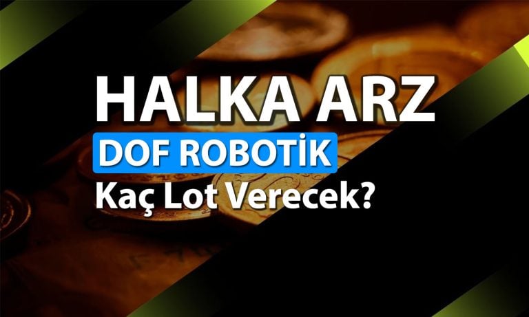 Dof Robotik halka arz oluyor: Kaç lot verecek?