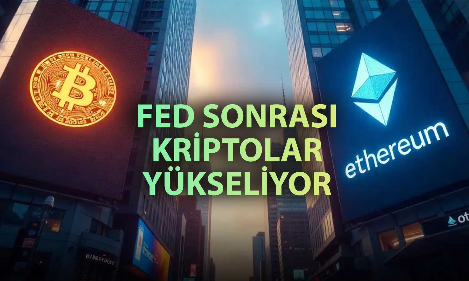 Fed’in ılımlı açıklamaları Bitcoin ve Ethereum’u yukarı taşıdı