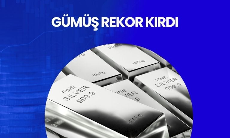 Gram gümüş 58,17 TL ile tarihi rekorunu kırdı