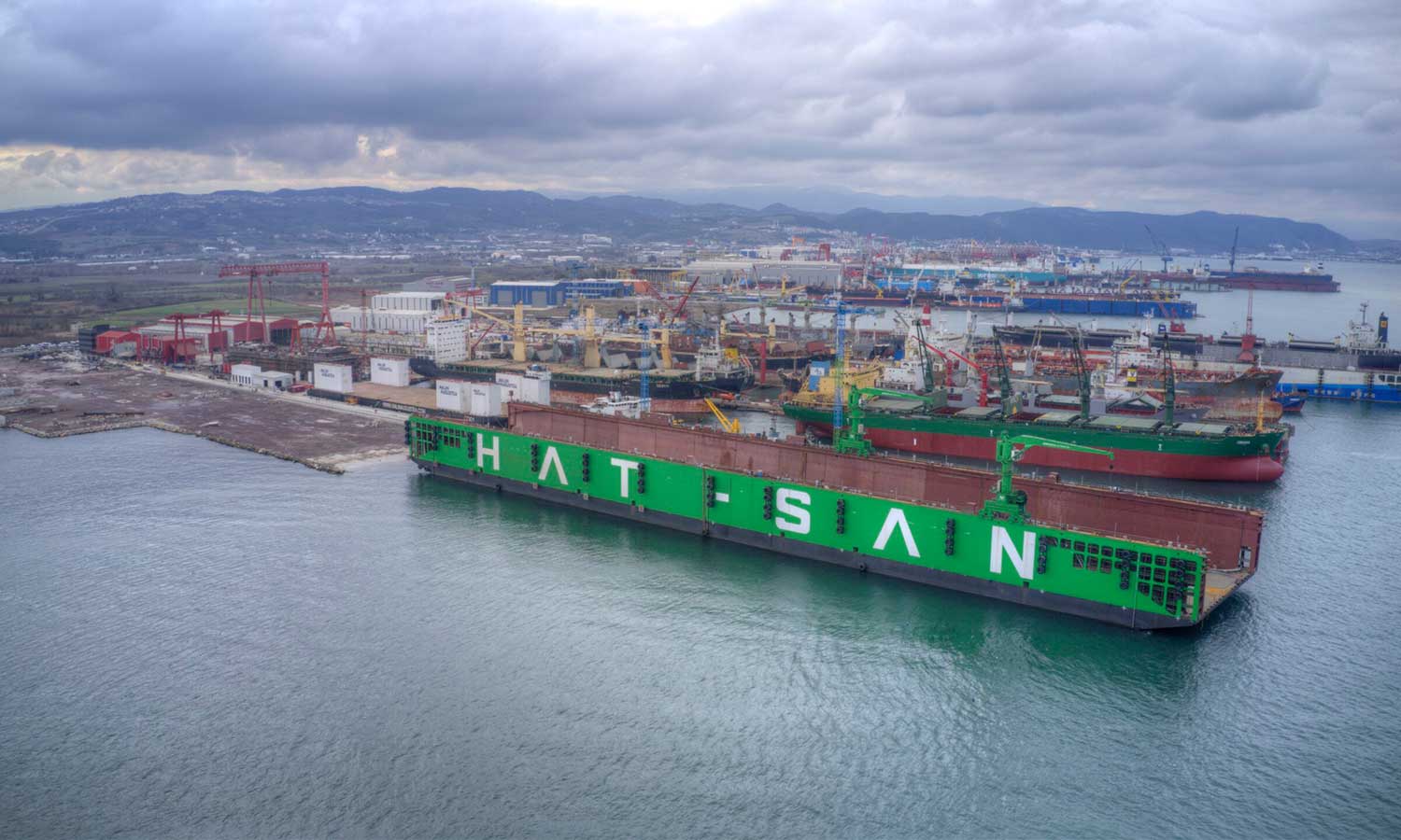 HAT-SAN, 1.75 milyon dolarlık gemi bakım projesini teslim etti