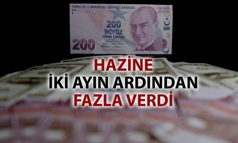 Hazine nakit dengesi Ağustos’ta 84 milyar TL fazla verdi