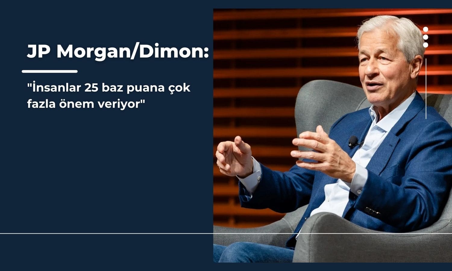 Jamie Dimon: Fed’in faiz indirimleri enflasyonun seyrine bağlı