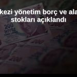 Merkezi yönetim borç stoku Ağustos’ta 12,48 trilyon TL oldu