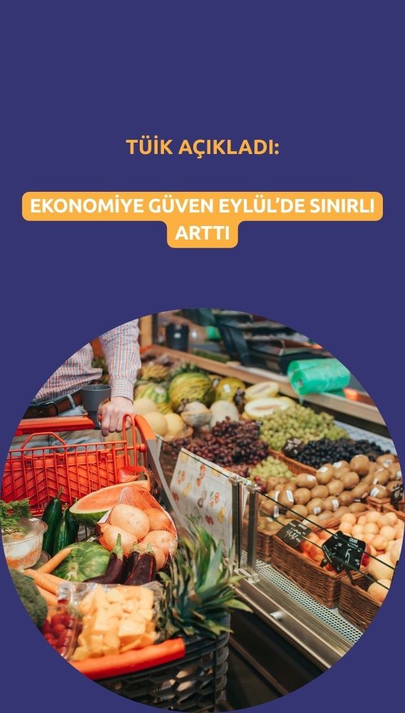 Ekonomiye güven Eylül'de sınırlı artış gösterdi