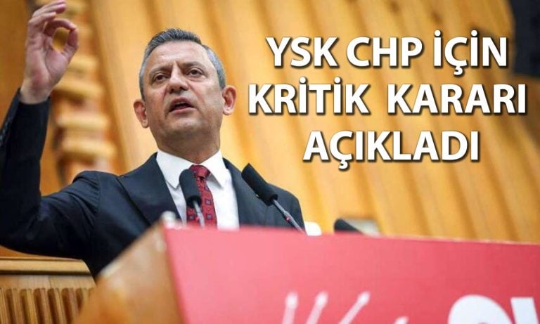 YSK CHP için kararını verdi: Kongrelere izin çıktı