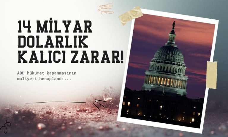 ABD hükümet kapanması ekonomiye 14 milyar dolara mal olabilir