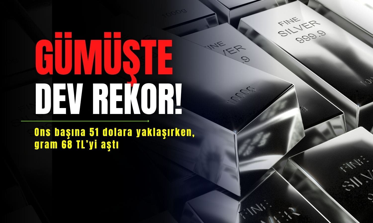 Bayrağı gümüş devraldı: Hızla 51 dolara koşuyor