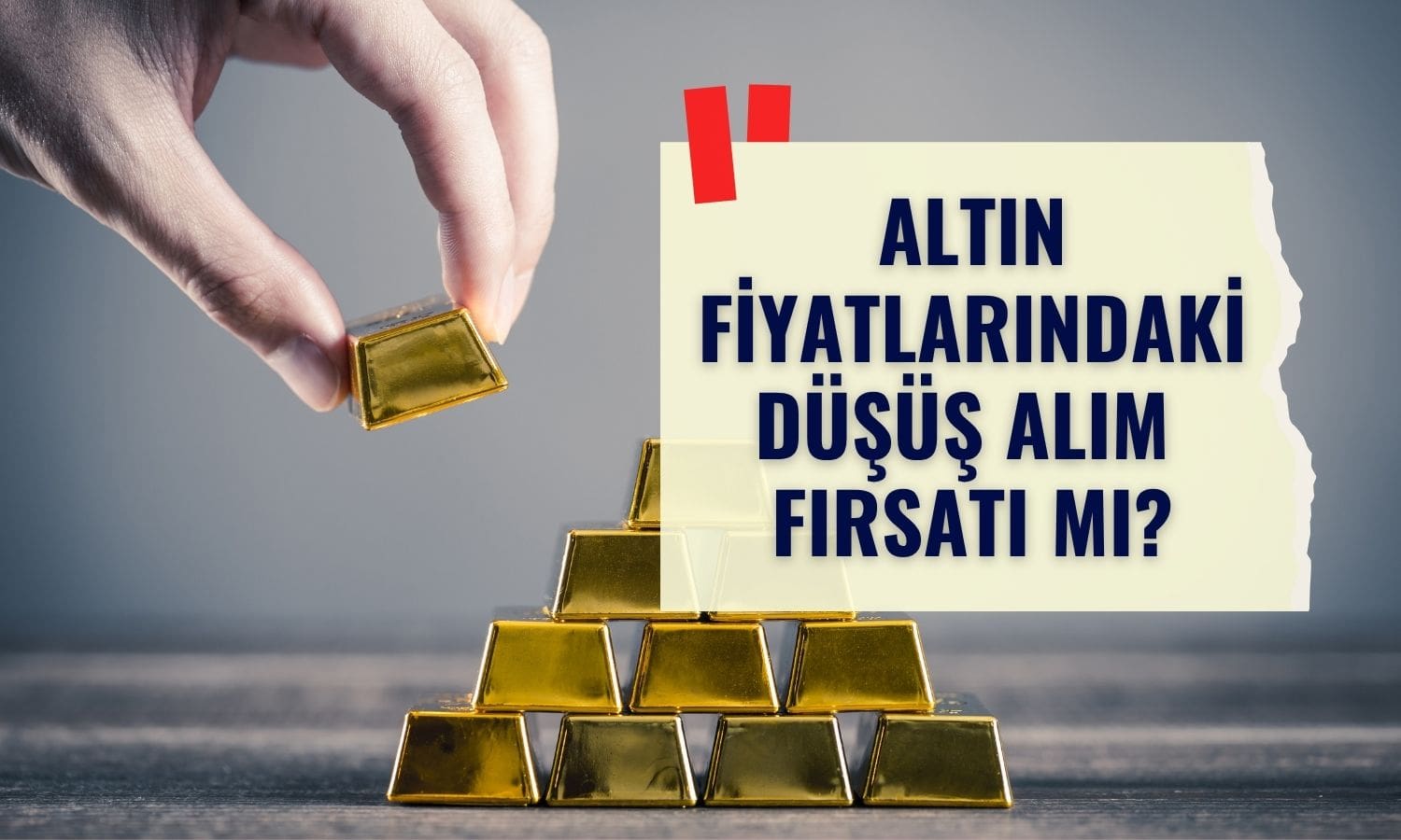 Altın fiyatları düşüyor: Gözler ABD’nin kritik verisine çevrildi