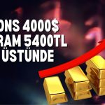 Altın fiyatları uçtu: Ons 4000 doları, gram 5400 TL’yi aştı