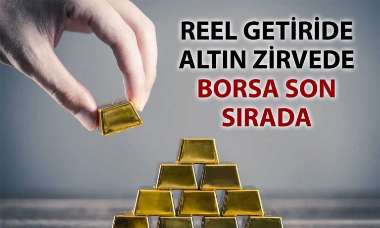 Altın reel getiride zirvede: Enflasyona karşı tek kazanan oldu