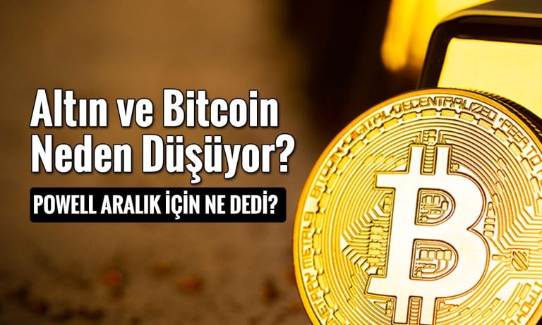 Altın ve Bitcoin FED’in faiz kararıyla düşüşe geçti