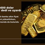 ANZ ‘altın 4600 dolar olacak’ dedi ve uyarıda bulundu