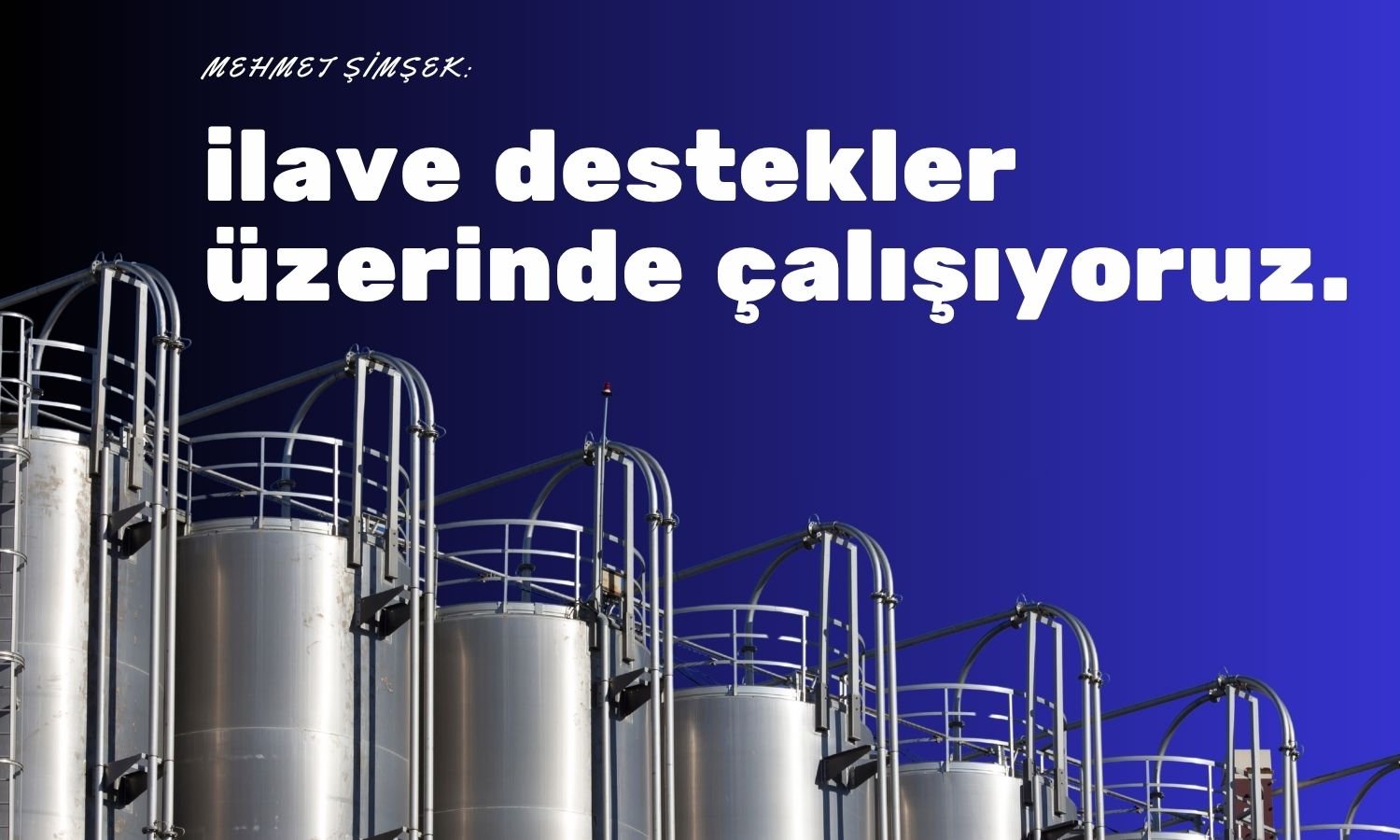 Bakan Şimşek’ten sanayiye destek mesajı