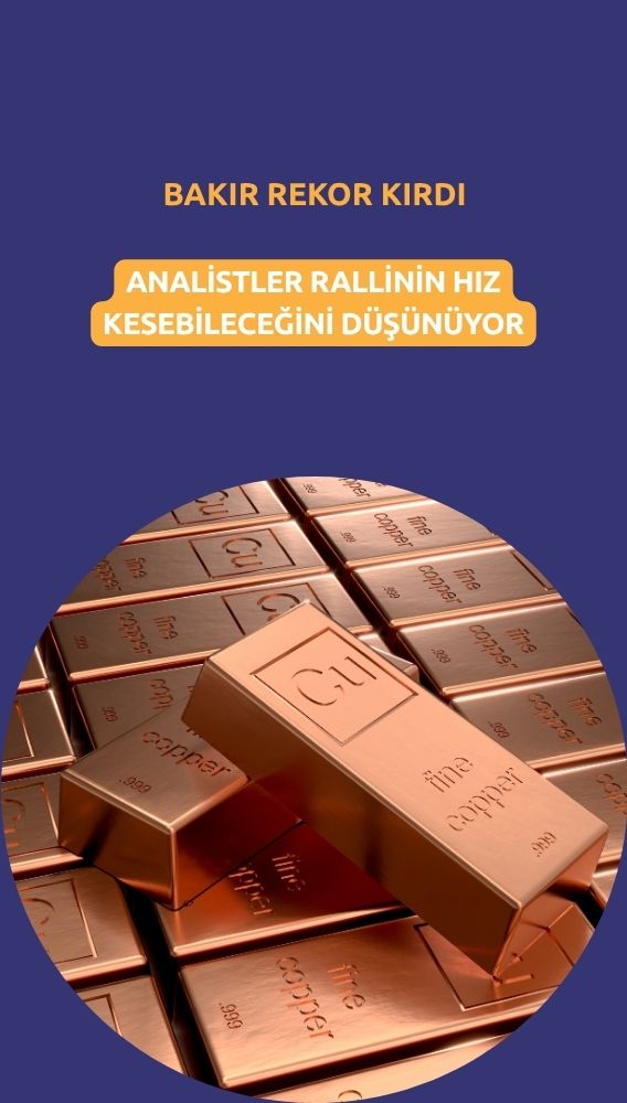 Bakır rekor kırdı ancak rallinin hız kesmesi bekleniyor