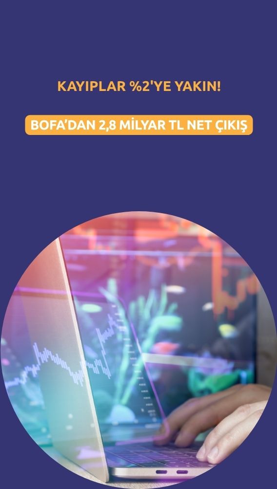Borsada yüzde 2'ye yakın kayıp: BofA'dan 2,8 milyar TL satış