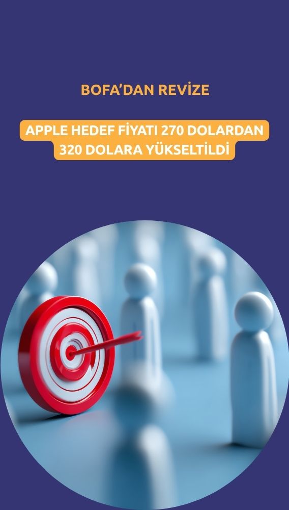 Bank of America Apple hedef fiyatını 320 dolara yükseltti