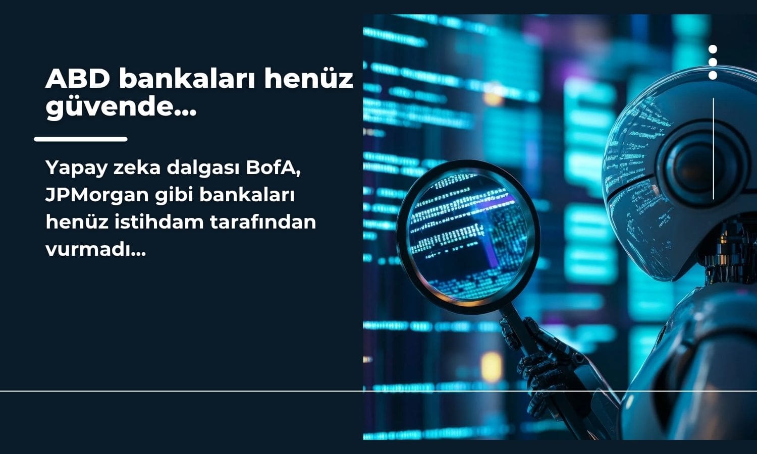 BofA’da sadece 4 kişilik azalma: Bankacılar şimdilik güvende