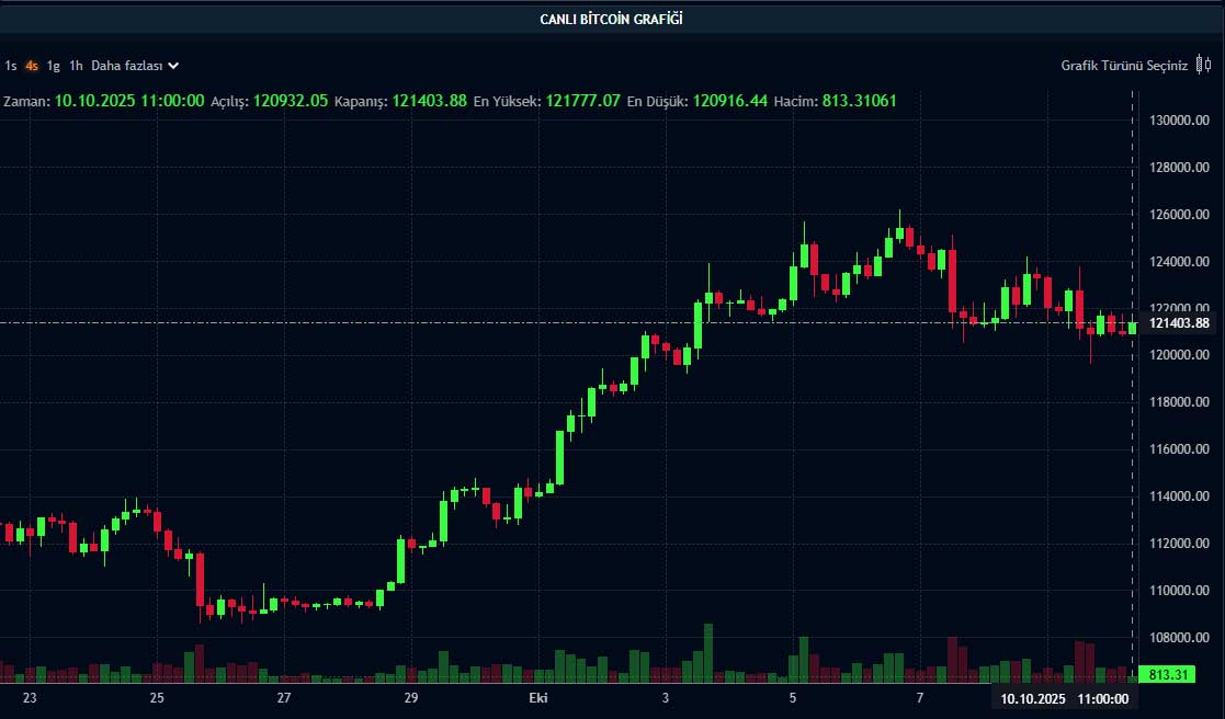 BTC fiyat grafiği BTC fiyat grafiği