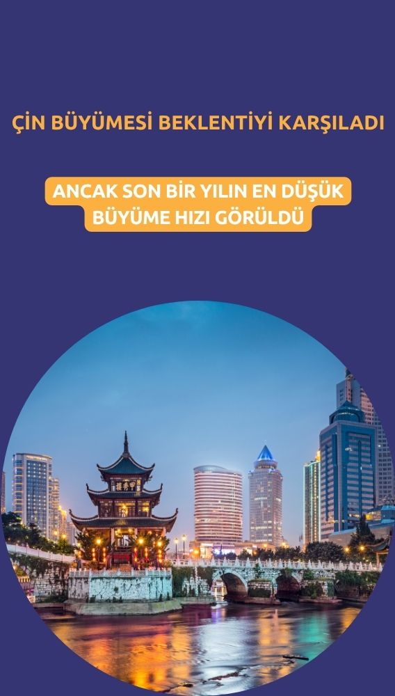 Çin ekonomik büyümesi beklentileri karşıladı, ancak endişeler var
