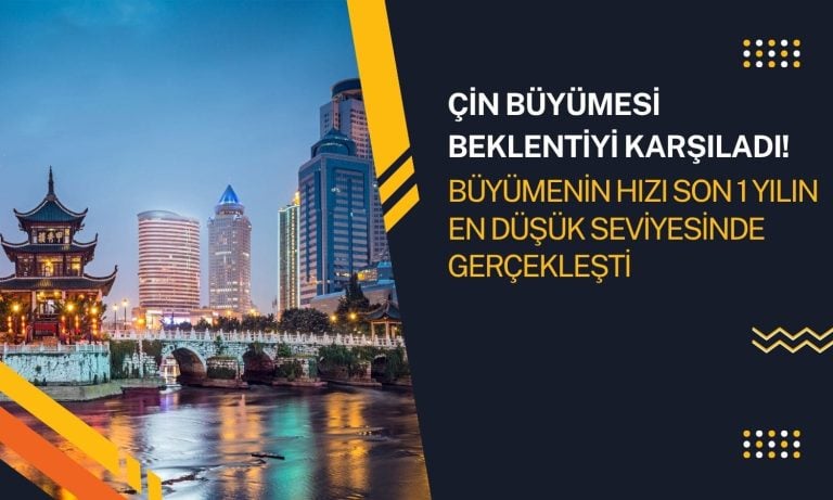 Çin ekonomik büyümesi beklentileri karşıladı, ancak endişeler var