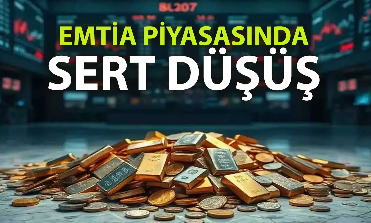Değerli metaller çakıldı: Altın ve gümüş sert düştü
