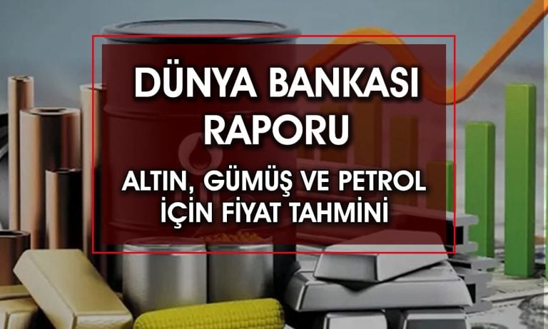 Dünya Bankası açıkladı: Altın ve gümüş yüzleri güldürecek
