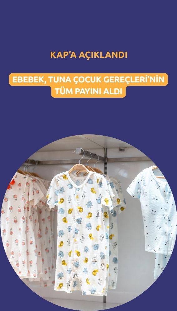 Ebebek (EBEBK) pay devriyle bağlı ortaklık sahibi oldu