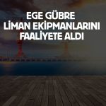 Ege Gübre, 16,3 milyon dolarlık liman vinçlerini devreye aldı