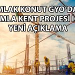 EKGYO açıkladı: Damla Kent Projesi için 483 konut yapılacak