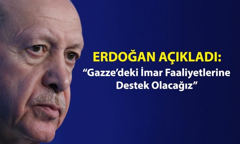 Erdoğan’dan Gazze açıklaması: Görev gücünde yer alacağız