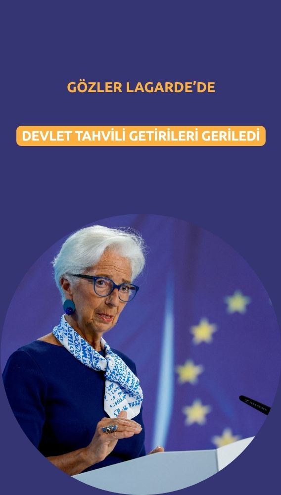 Euro Bölgesi tahvil getirileri düştü: Gözler Lagarde'de