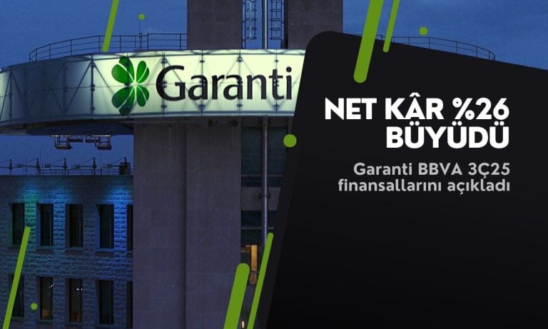 Garanti’nin (GARAN) 9 aylık net kârı yüzde 26 yükseldi