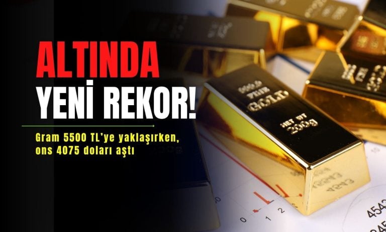 Gram 5500 TL’ye ilerliyor: Altın haftaya rekorla başladı