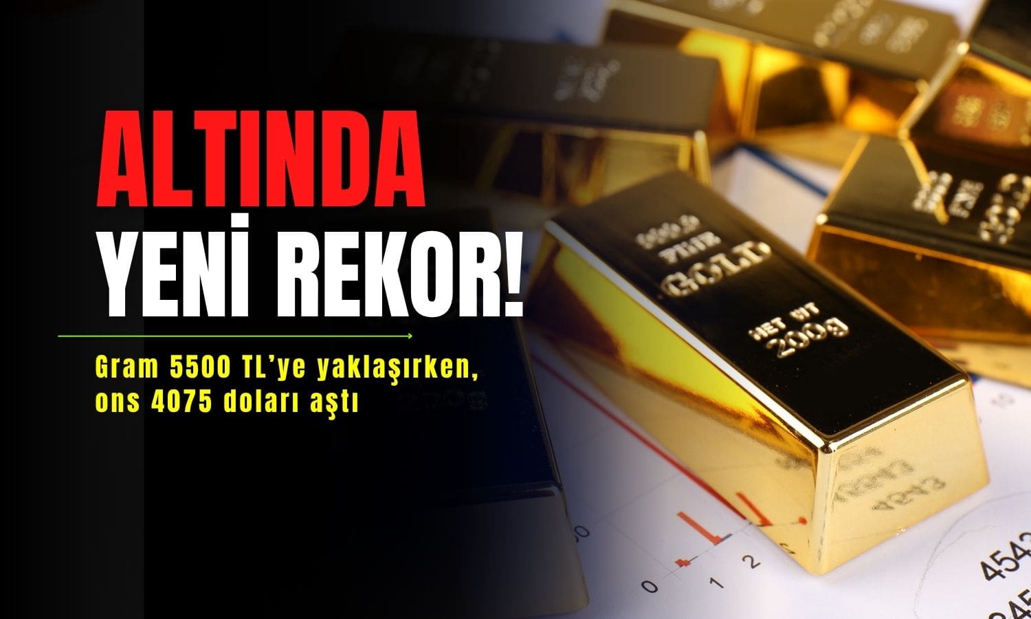 Gram 5500 TL’ye ilerliyor: Altın haftaya rekorla başladı