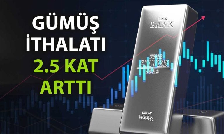 Gümüş ithalatında rekor artış: Altını 10’a katladı
