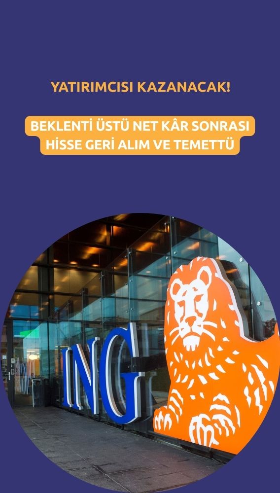 ING hisse geri alım ve temettü ile yatırımcısına kazandıracak