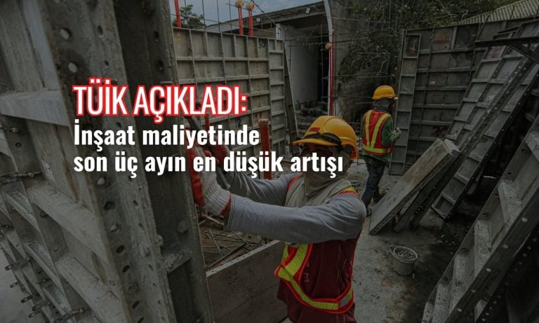 İnşaat maliyeti üç ayın en düşük artışını gösterdi